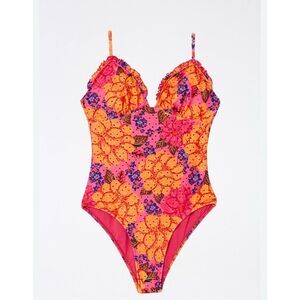 🌺 Farm Rio One-Piece Swimsuit – Size XS/Small – NEW